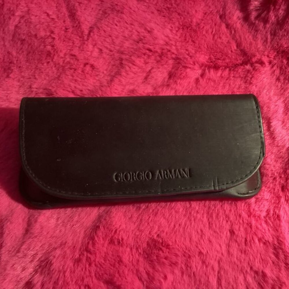 Giorgio Armani Black Glasses Case